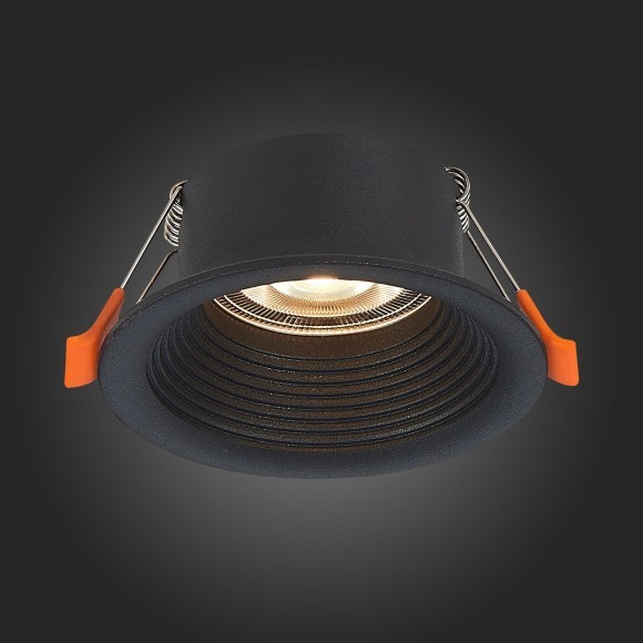 ST202.408.01 Св-к встр. Черный GU10 1*50W D89xH40 220V Без ламп Встраиваемые светильники ST202.408.01 Св-к встр. Черный GU10 1*50W D89xH40 220V Без ламп Встраиваемые светильники