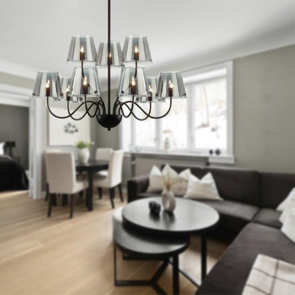 Люстра потолочная G9 Lumion SMOKY 6570/9C Люстра потолочная G9 Lumion SMOKY 6570/9C