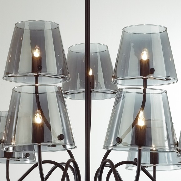 Люстра потолочная G9 Lumion SMOKY 6570/9C Люстра потолочная G9 Lumion SMOKY 6570/9C