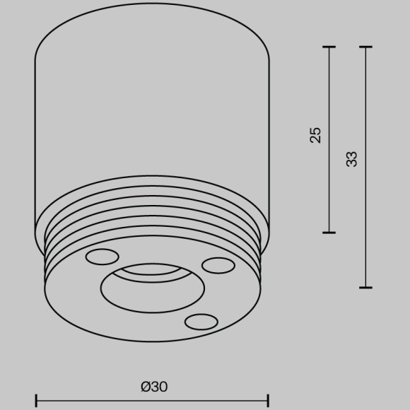 Конечная заглушка для системы Maytoni Shelf CA021EC-B