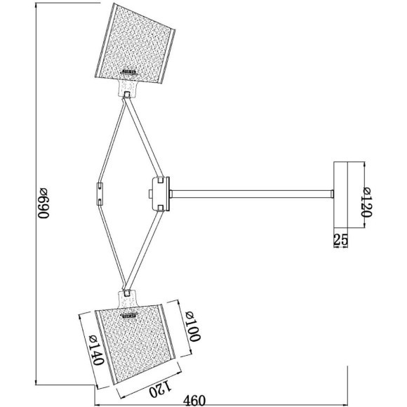 Люстра на штанге Freya FR5108PL-05CH Gino под лампы 5xE14 40W Люстра на штанге Freya FR5108PL-05CH Gino под лампы 5xE14 40W