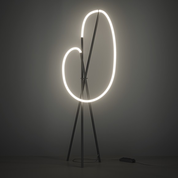 Диммируемый декоративный светодиодный торшер 36Вт 2500лм 3000К RA80 Maytoni Crochet MOD369FL-L36B3K