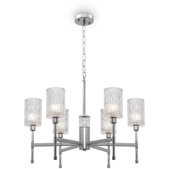 Люстра подвесная Freya FR5133PL-06CH Elsa под лампы 6xE14 60W