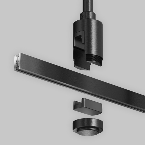 Потолочная стойка для 2 уровня Long (без питания) Maytoni Flarity TRA159C-SL1-B