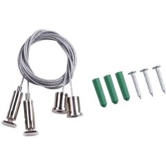 Подвесной комплект с 2м тросом для шин серии Novotech Kit 135028 Подвесной комплект с 2м тросом для шин серии Novotech Kit 135028