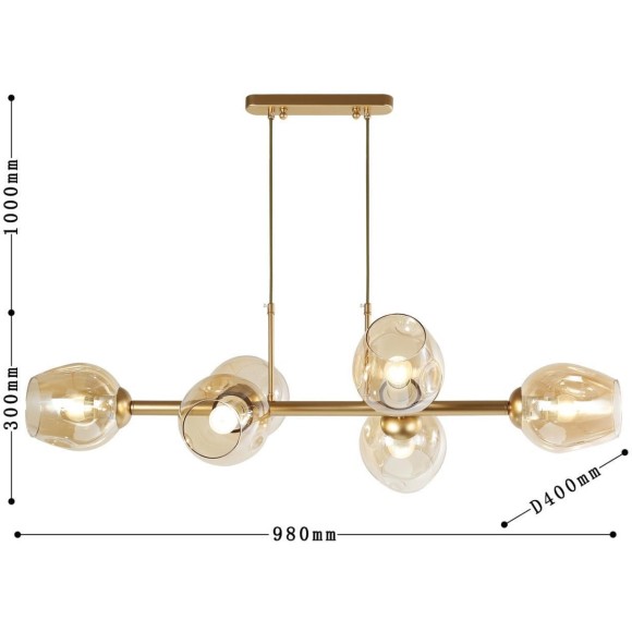 Подвесной светильник Traube 2362-6P