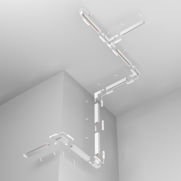 Магнитный накладной 1м шинопровод Maytoni Exility TRX034-411W