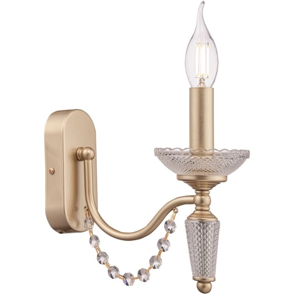 Бра Freya FR2009WL-01G Zoe под лампу 1xE14 40W