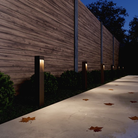 SL9522.615.02 Светильник напольный ST-Luce Кортен/Кортен LED 1*7W 2700K COSMO