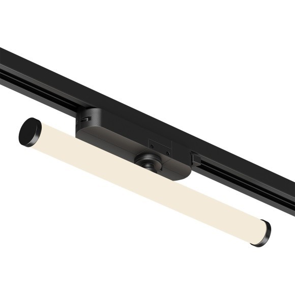 Однофазный двужильный светодиодный трековый светильник Denkirs DK6438-BK Strom 3000К 800Лм CRI90+ 300° 10Вт