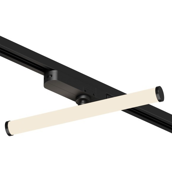 Однофазный двужильный светодиодный трековый светильник Denkirs DK6438-BK Strom 3000К 800Лм CRI90+ 300° 10Вт