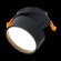 ST651.438.09 Встраиваемый поворотный светильник Черный LED 1*9W 3000K 720Lm Ra90 120° IP20 D85xH68 Встраиваемые светильники