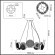 Люстра LED 95W 4000K 6400lm Odeon Light CARAMELLA 5416/95L