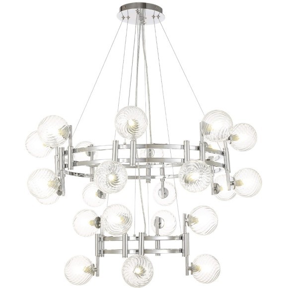 Люстра Crystal Lux LUXURY SP16+8 CHROME