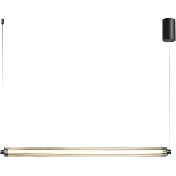 SL6224.413.01 Светильник подвесной ST-Luce Черный/Прозрачный LED 1*30W 4000K BAMBOO