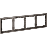 Рамка пластиковая VOLTUM S70 на 4 пост, (капучино)