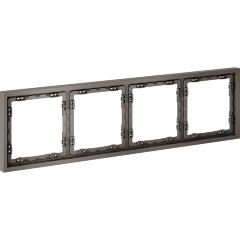 Рамка пластиковая VOLTUM S70 на 4 пост, (капучино)