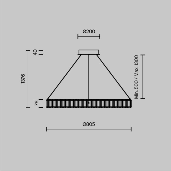 Подвесной светильник Maytoni P097PL-L45BS3K Подвесной светильник Maytoni P097PL-L45BS3K