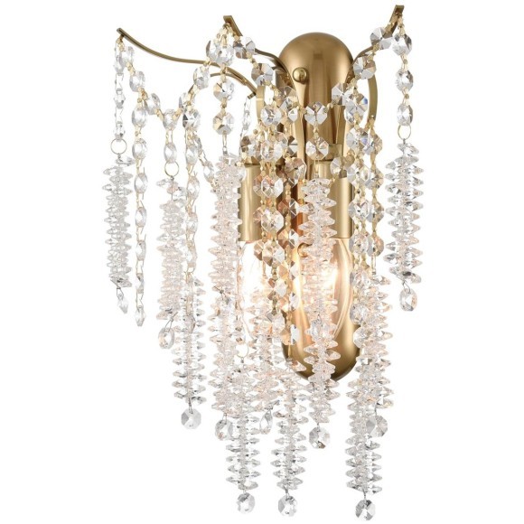 8243/2W CLASSI LN25 латунь, металл/хрусталь бра E14 2*40W 220V KRISTINA 8243/2W CLASSI LN25 латунь, металл/хрусталь бра E14 2*40W 220V KRISTINA