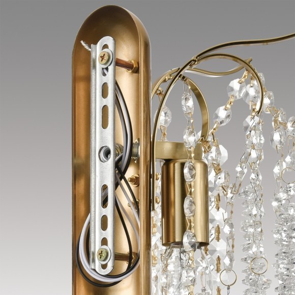 8243/2W CLASSI LN25 латунь, металл/хрусталь бра E14 2*40W 220V KRISTINA 8243/2W CLASSI LN25 латунь, металл/хрусталь бра E14 2*40W 220V KRISTINA