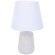 8212/1T CLASSI LN25 белый жемчужный/белый, керамика/текстиль Настольная лампа Е27 1*60W 220V SINNA