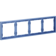 Рамка пластиковая VOLTUM S70 на 4 поста, (деним)