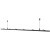 Штанга длиной 120см и 7 зажимами для ремня (могут стыковаться) Divinare DECORATO D252906