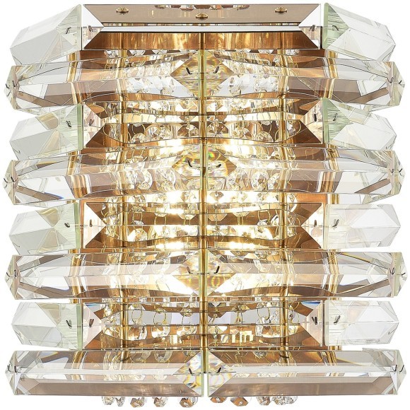 SL6137.201.02 Светильник настенный ST-Luce медь/прозрачный E14 2*40W STROZZI