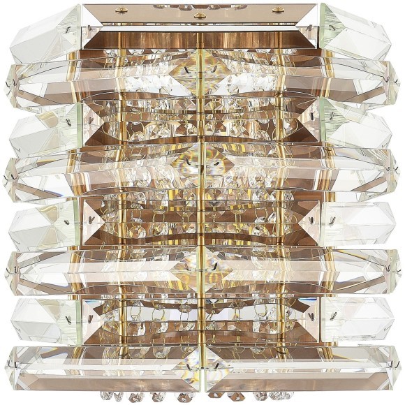 SL6137.201.02 Светильник настенный ST-Luce медь/прозрачный E14 2*40W STROZZI