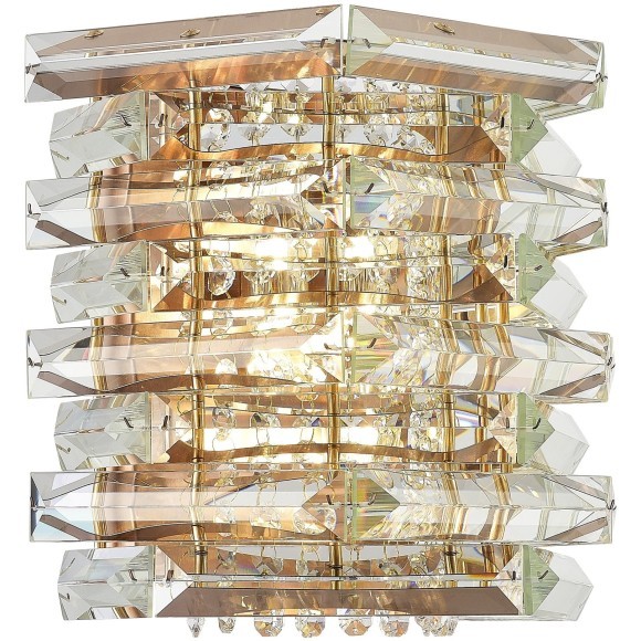 SL6137.201.02 Светильник настенный ST-Luce медь/прозрачный E14 2*40W STROZZI