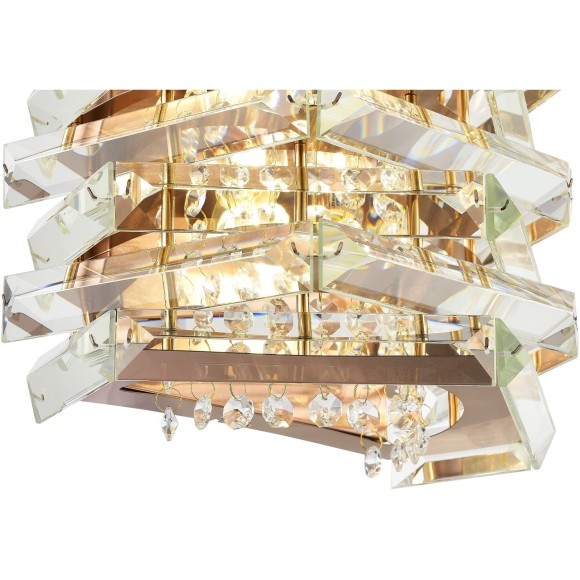 SL6137.201.02 Светильник настенный ST-Luce медь/прозрачный E14 2*40W STROZZI