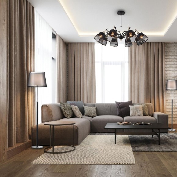 Потолочная люстра Eget 2197-8U Потолочная люстра Eget 2197-8U