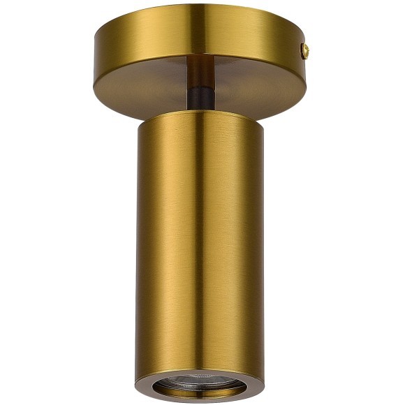 SL1215.402.01 Светильник потолочный ST-Luce Черный, Латунь/Латунь GU10 1*5W 4000K TALIA