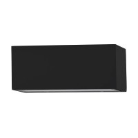 900885 EGLO SPONGANO Светодиодное уличное бра настенное, 10Вт, 1200Лм, 3500К, IP65, металл/стекло, черный