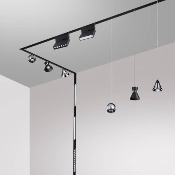 358394 Трековый светодиодный светильник Novotech Flum CRI90+ 4000К 850Лм 24° 10W