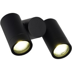 SL9011.402.02 Светильник уличный потолочный ST-Luce черный/белый GU10 2*50W ECOLLO SL9011.402.02 Светильник уличный потолочный ST-Luce черный/белый GU10 2*50W ECOLLO