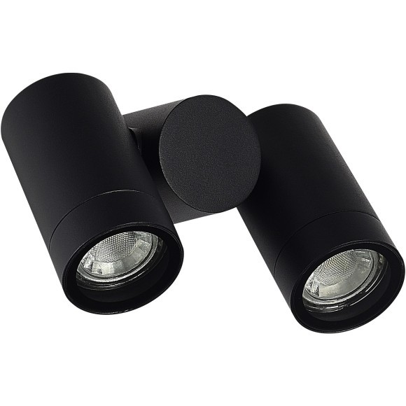 SL9011.402.02 Светильник уличный потолочный ST-Luce черный/белый GU10 2*50W ECOLLO