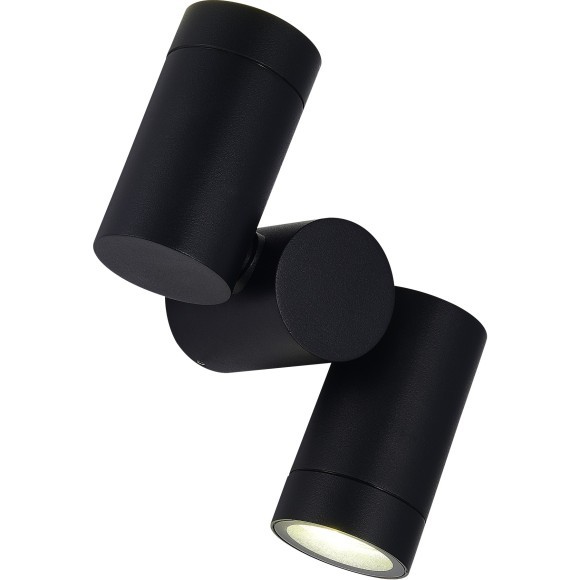 SL9011.402.02 Светильник уличный потолочный ST-Luce черный/белый GU10 2*50W ECOLLO