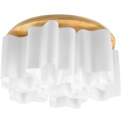 Люстра потолочная Lightstar 802075 Nubi legno под лампы 7xE27 280W Люстра потолочная Lightstar 802075 Nubi legno под лампы 7xE27 280W