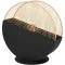 43813 Настольная лампа MUMLES, 1X40W, E27, L280, B90, H285, основание: Ø170, сталь, черный, золотой
