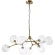 Люстра Crystal Lux MAXIMO SP9 BRONZE