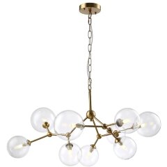 Люстра Crystal Lux MAXIMO SP9 BRONZE Люстра Crystal Lux MAXIMO SP9 BRONZE