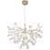 Светильник подвесной Crystal Lux EVITA SP63 GOLD/TRANSPARENT