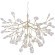 Светильник подвесной Crystal Lux EVITA SP63 GOLD/TRANSPARENT