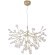 Светильник подвесной Crystal Lux EVITA SP63 GOLD/TRANSPARENT
