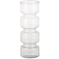 421076 Ваза декоративная DELNITE, H260, Ø90, стекло, прозрачный