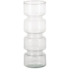 421076 Ваза декоративная DELNITE, H260, Ø90, стекло, прозрачный