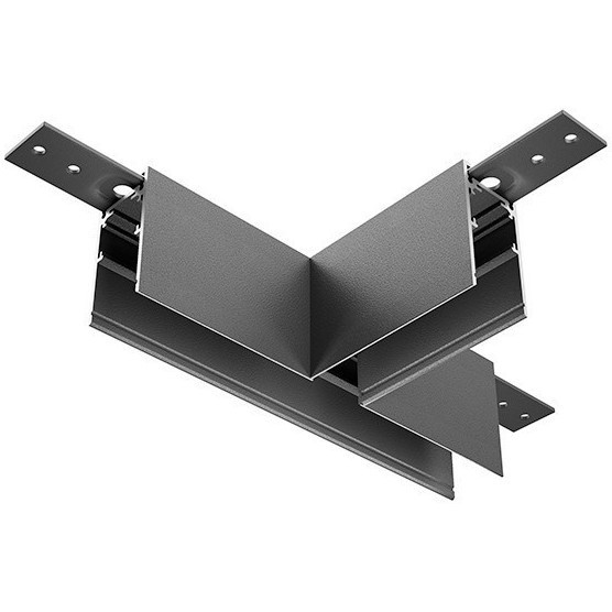 Т-образный соединитель для накладных шинопроводов Maytoni Exility TRA034CT-41B