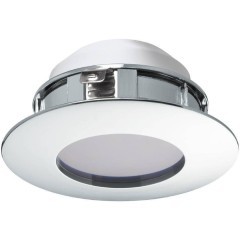 95818 Светодиодный встраиваемый светильник PINEDA, 1х4,9W(LED), Ø78, IP44, пластик, хром