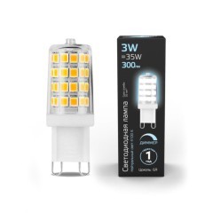 107309203 Лампа Gauss LED G9 AC185-265V 3W 300lm 4100K 1/20/200 диммируемая 107309203 Лампа Gauss LED G9 AC185-265V 3W 300lm 4100K 1/20/200 диммируемая
